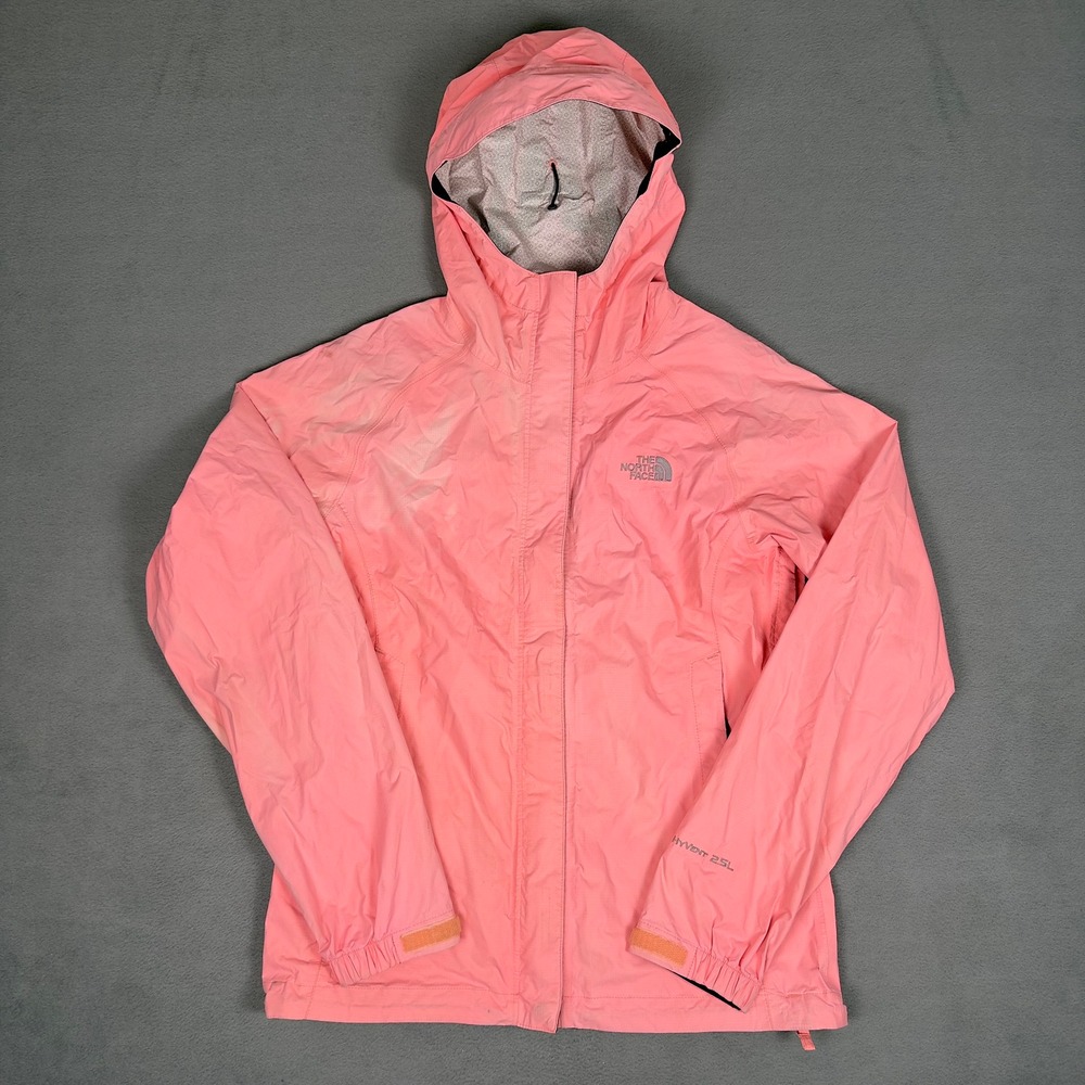 The North Face HyVent 2.5L Rain Jacket Womens XS Pink Hooded